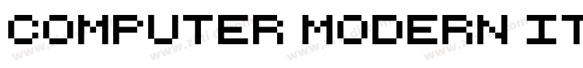 computer modern ital字体转换